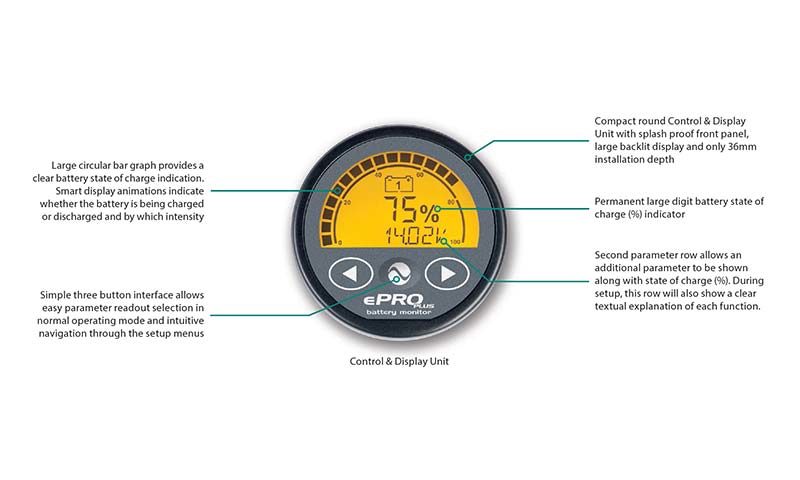 Enerdrive EN55050 ePRO Plus Battery Monitor